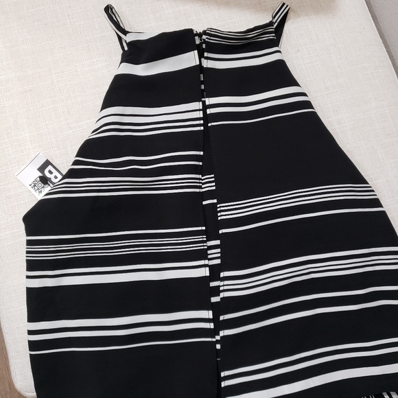 Spenser Jeremy Black & White Striped Sleeveless Romper, Size 6, w/Scoop Neck, - Picture 11 of 12